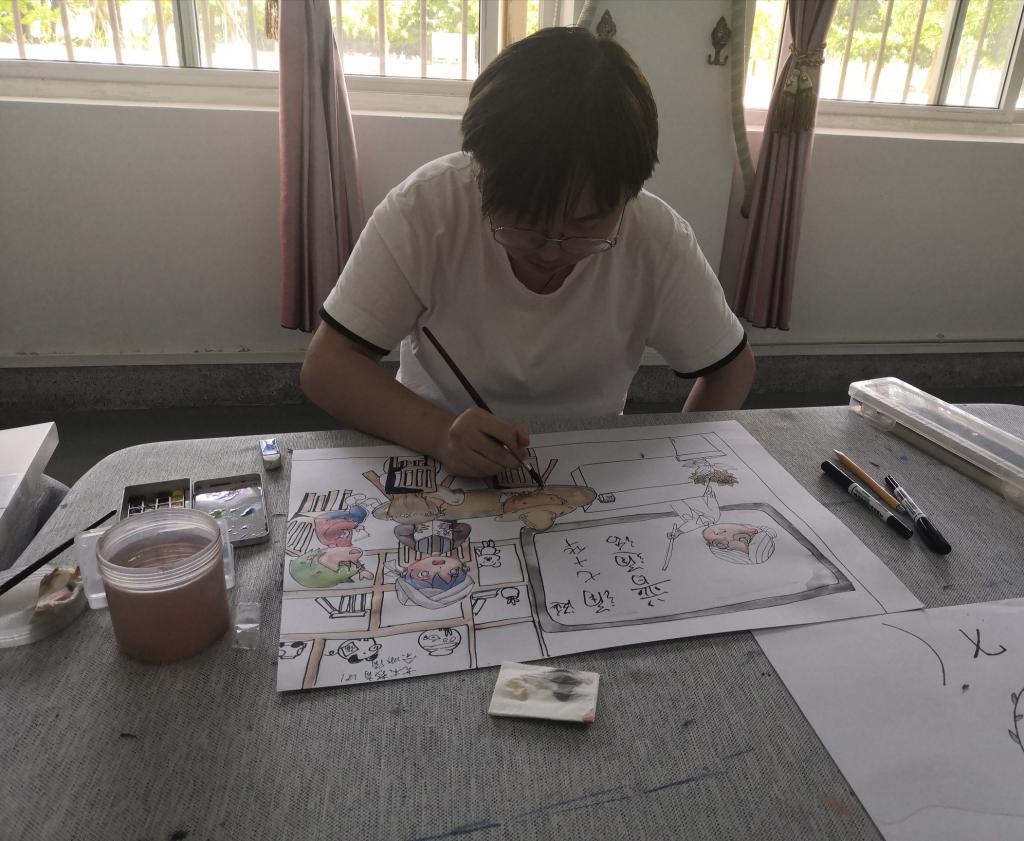 完整的绘画作品